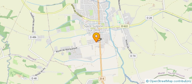 localisation de l'entreprise MADAME MARION CHARAIX  SAINT-SULPICE-SUR-LEZE