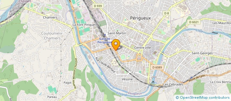 localisation de l'entreprise MADAME MARION CHARRIERAS  PERIGUEUX