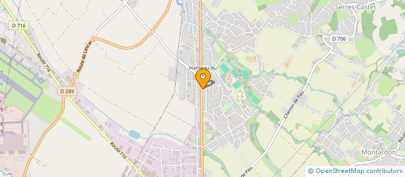 localisation de l'entreprise MADAME MARION CHARROIN  SERRES-CASTET