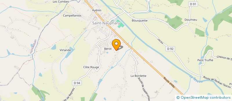 localisation de l'entreprise MADAME MARION CHARTEREAU  SAINT-NAUPHARY