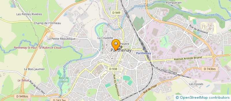 localisation de l'entreprise MADAME MARION CHAUMETTE à PARTHENAY