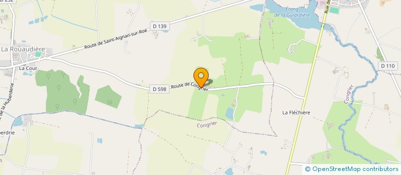 localisation de l'entreprise MADAME MARION CHAUVIN  LA ROUAUDIERE