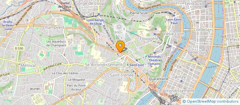 localisation de l'entreprise MADAME MARION CHENE à LYON