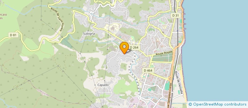 localisation de l'entreprise MADAME MARION CHEVALIER  BASTIA