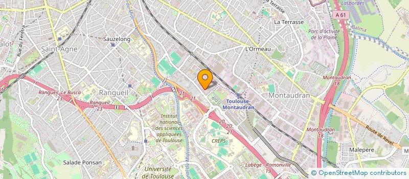 localisation de l'entreprise MADAME MARION CHEZE à TOULOUSE