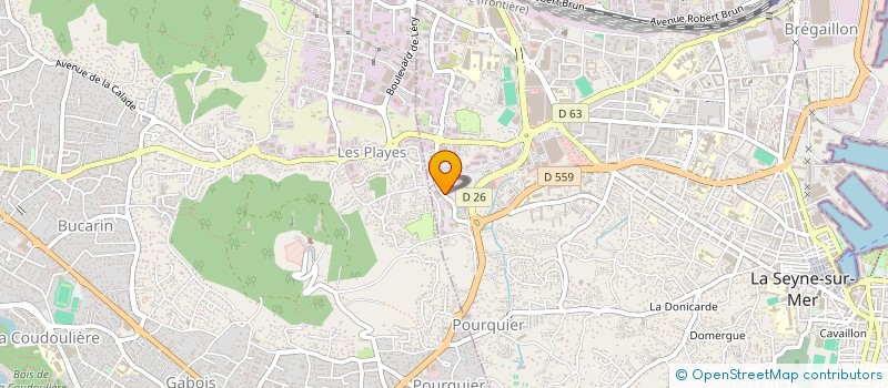 localisation de l'entreprise MADAME MARION CHIAPALE  LA SEYNE-SUR-MER