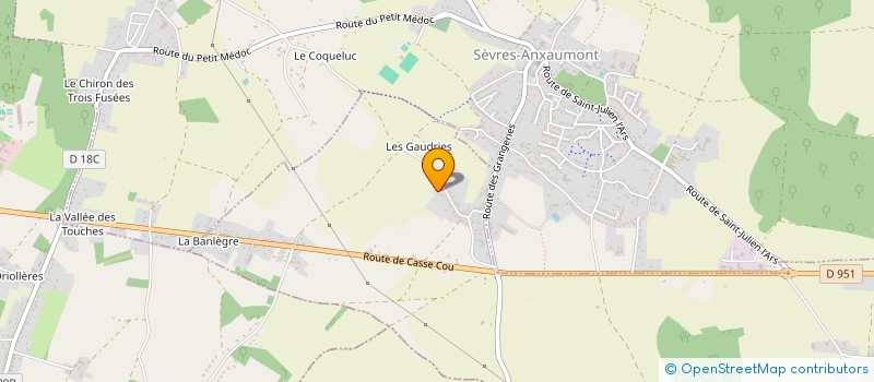 localisation de l'entreprise MADAME MARION CHICARD  SAINT-JULIEN-L'ARS