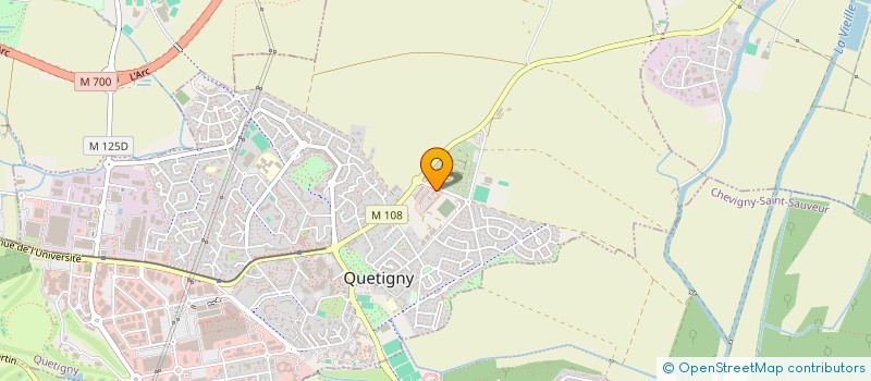 localisation de l'entreprise MADAME MARION CHIFFOLOT  QUETIGNY