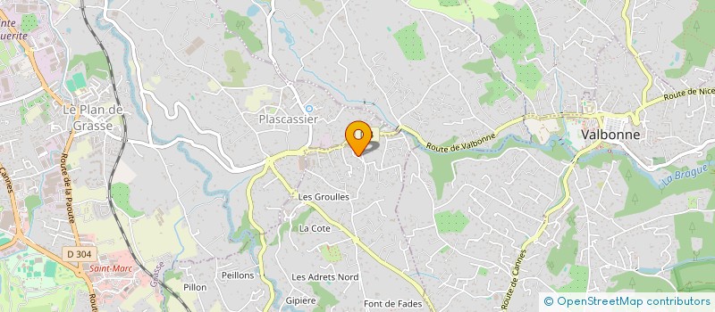 localisation de l'entreprise MADAME MARION CHIROUSSE  MOUANS-SARTOUX