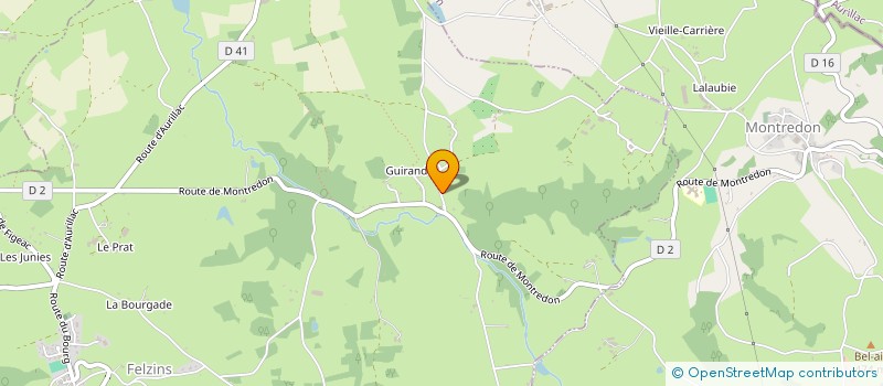 localisation de l'entreprise MADAME MARION CHOLLET  FELZINS