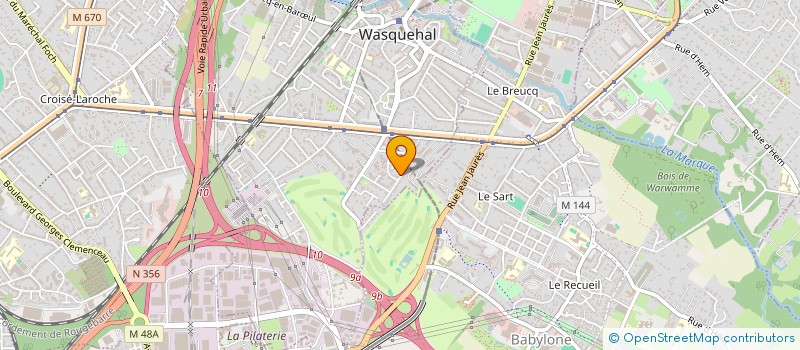 localisation de l'entreprise MADAME MARION CHOQUEL à WASQUEHAL