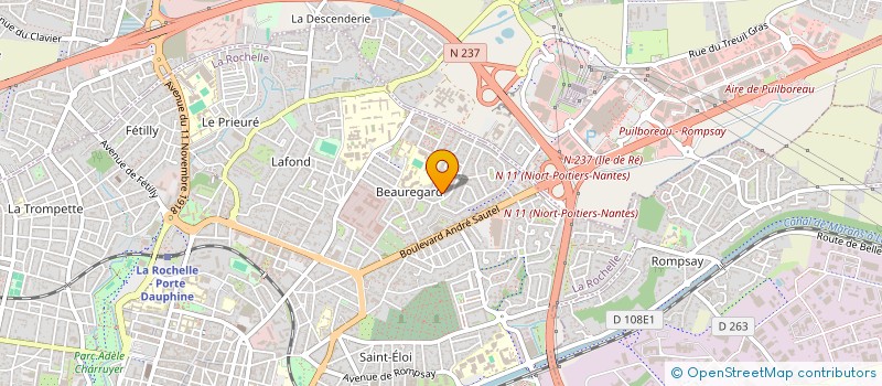 localisation de l'entreprise MADAME MARION CHOTARD  LA ROCHELLE