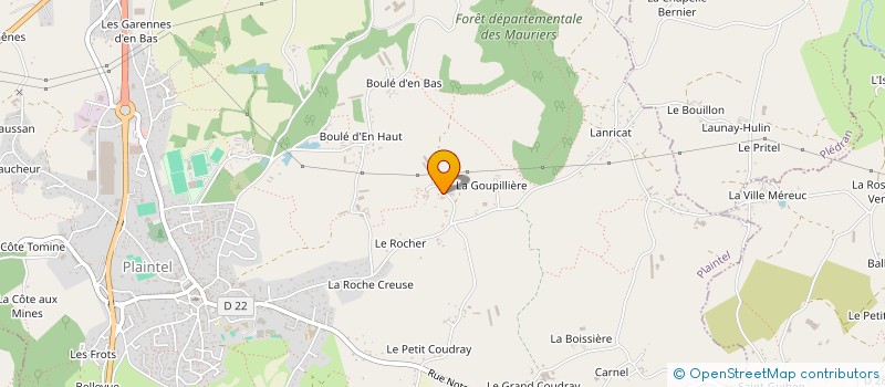 localisation de l'entreprise MADAME MARION CHOTARD  PLAINTEL