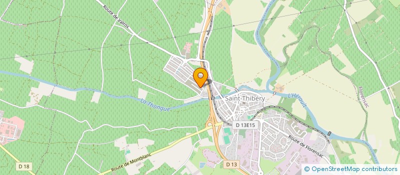 localisation de l'entreprise MADAME MARION CIARLONE  SAINT-THIBERY