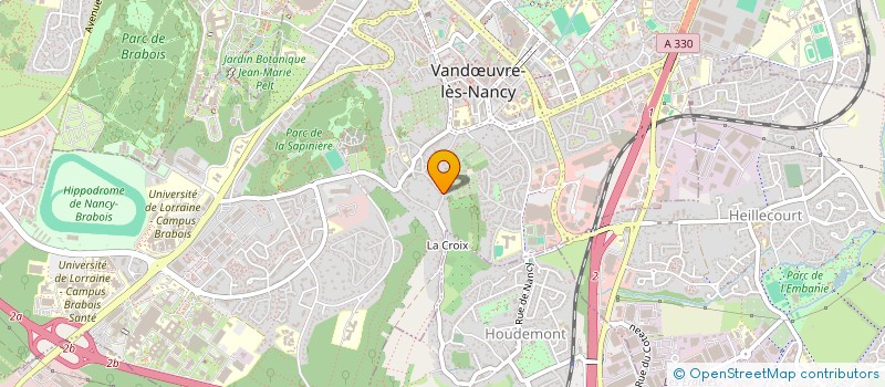 localisation de l'entreprise MADAME MARION CLAUDEL  VANDUVRE-LES-NANCY