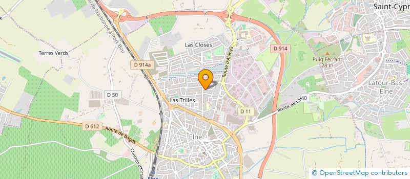 localisation de l'entreprise MADAME MARION CLAUDEL  ELNE