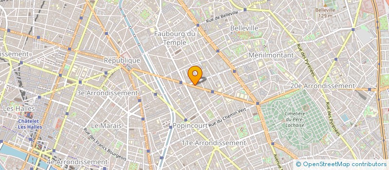 localisation de l'entreprise MADAME MARION CLEMENT à PARIS