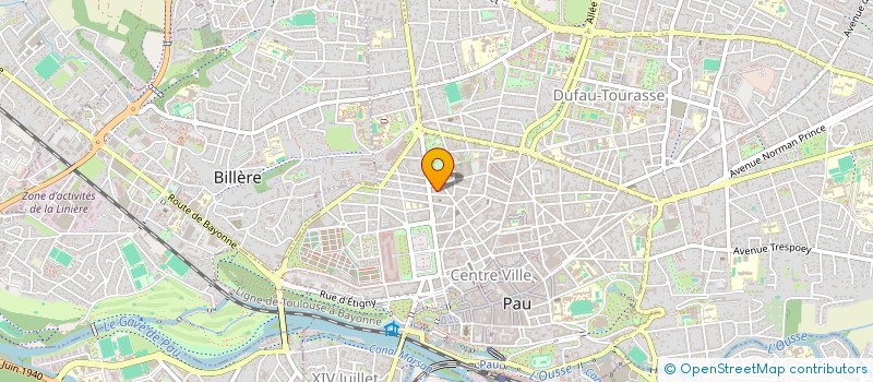 localisation de l'entreprise MADAME MARION CLERC  LOURDES