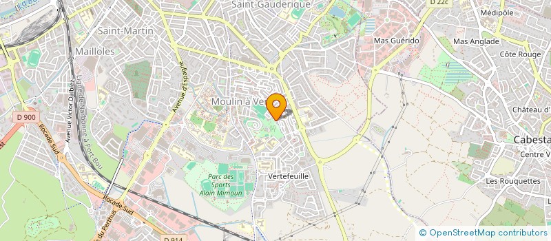 localisation de l'entreprise MADAME MARION CLERGEOT  PERPIGNAN