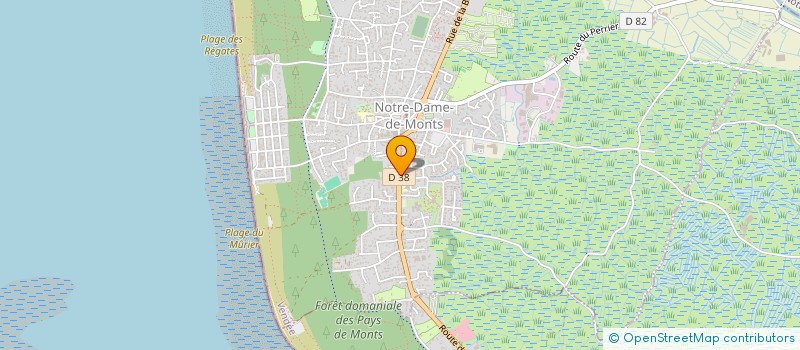 localisation de l'entreprise MADAME MARION CLISSON  NOTRE-DAME-DE-MONTS