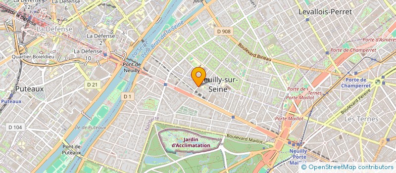 localisation de l'entreprise MADAME MARION COCHET à NEUILLY-SUR-SEINE
