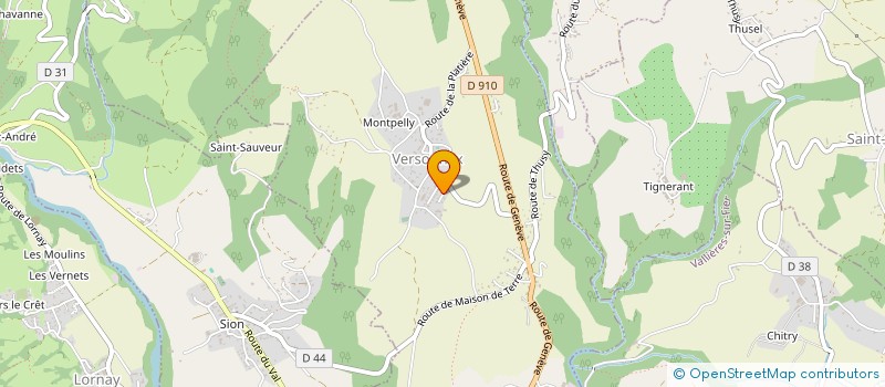 localisation de l'entreprise MADAME MARION COLANTONIO  VERSONNEX