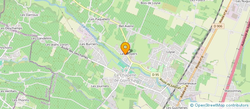 localisation de l'entreprise MADAME MARION COLIN  LA CHAPELLE-DE-GUINCHAY