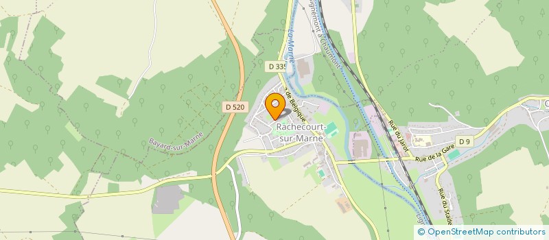 localisation de l'entreprise MADAME MARION COLLIN à RACHECOURT-SUR-MARNE
