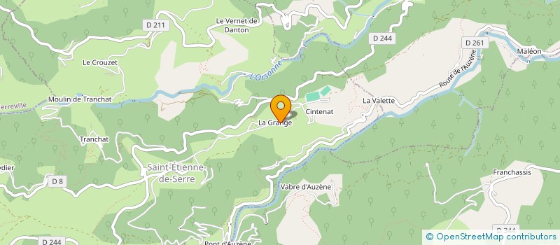 localisation de l'entreprise MADAME MARION COMBE  SAINT-ETIENNE-DE-SERRE