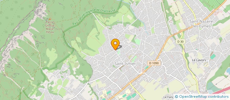 localisation de l'entreprise MADAME MARION COMMANDEUR  SAINT-ISMIER