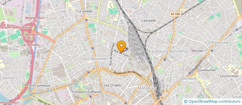 localisation de l'entreprise MADAME MARION CONSTANT à TOULOUSE