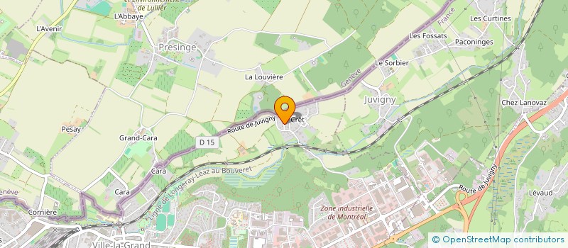 localisation de l'entreprise MADAME MARION COPPENS  VETRAZ-MONTHOUX