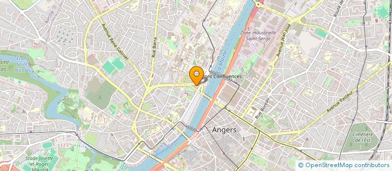 localisation de l'entreprise MADAME MARION CORDEAU à ANGERS