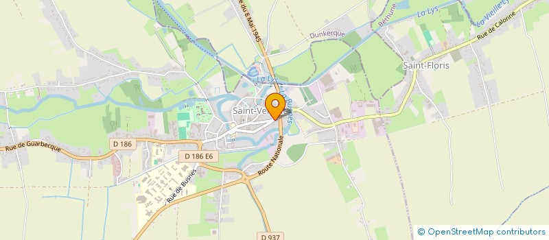 localisation de l'entreprise MADAME MARION CORDONNIER  SAINT-VENANT