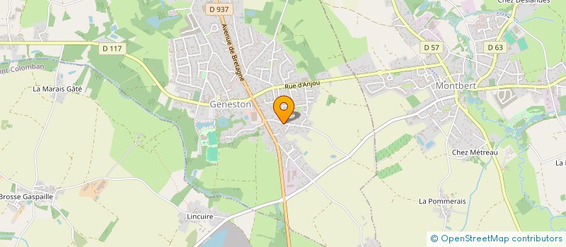 localisation de l'entreprise MADAME MARION COREAU  GENESTON