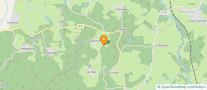 localisation de l'entreprise MADAME MARION CORNFORTH à VAULRY