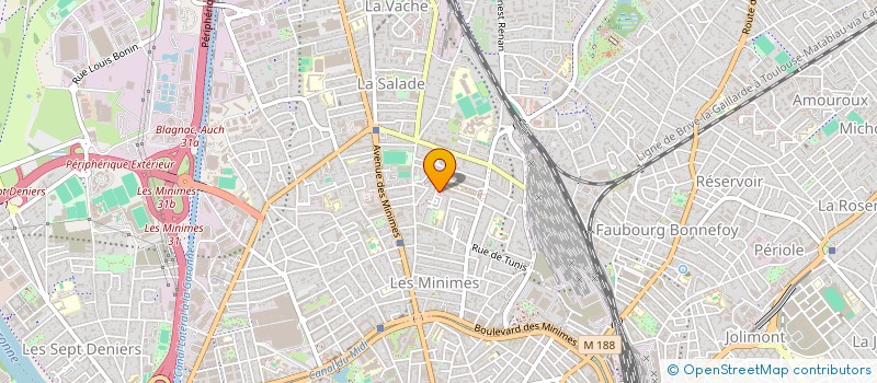 localisation de l'entreprise MADAME MARION CORNIC à TOULOUSE