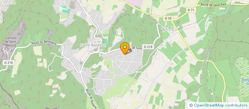 localisation de l'entreprise MADAME MARION CORREARD  SAINT-RESTITUT