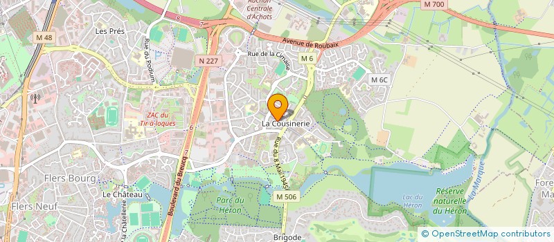 localisation de l'entreprise MADAME MARION CORSI  VILLENEUVE-D'ASCQ