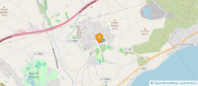 localisation de l'entreprise MADAME MARION COSTANTINI  LOUPIAN