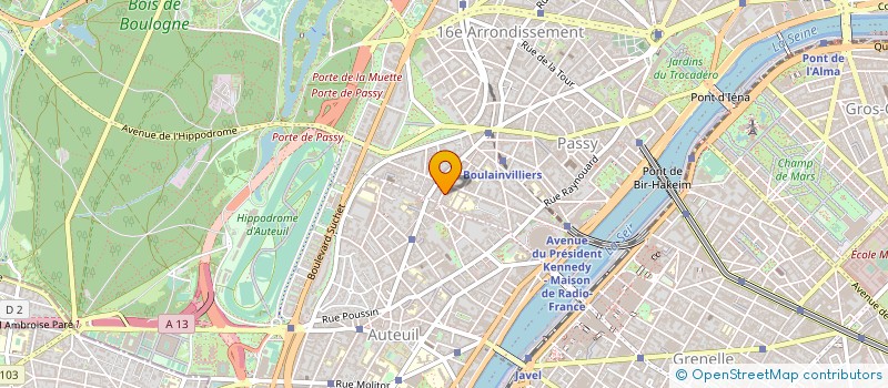 localisation de l'entreprise MADAME MARION COTTIN  PARIS