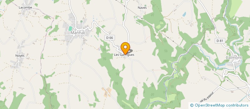 localisation de l'entreprise MADAME MARION COUDERC à MANHAC