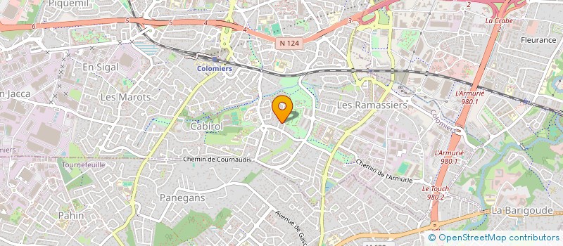 localisation de l'entreprise MADAME MARION COULANGE à COLOMIERS