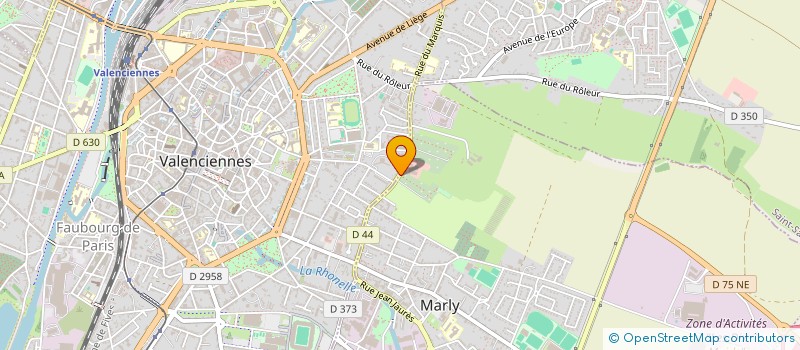 localisation de l'entreprise MADAME MARION COUPET  VALENCIENNES