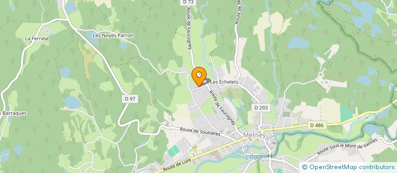 localisation de l'entreprise MADAME MARION COURBOILLET  MELISEY