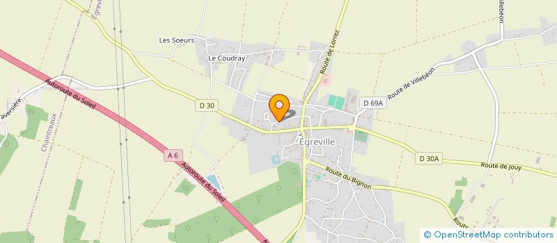 localisation de l'entreprise MADAME MARION COURTAY à EGREVILLE