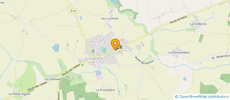 localisation de l'entreprise MADAME MARION COURTOIS  GROSBREUIL