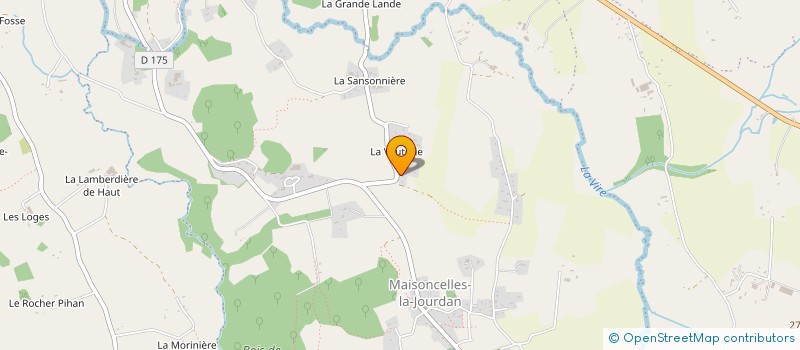 localisation de l'entreprise MADAME MARION COUTARD à VIRE-NORMANDIE