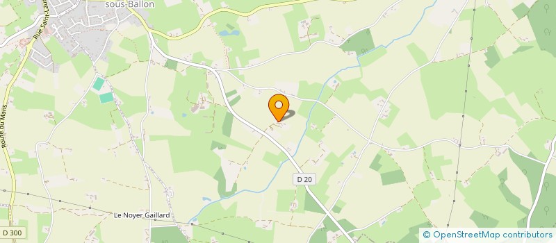 localisation de l'entreprise MADAME MARION COUTURIER  BALLON-SAINT MARS