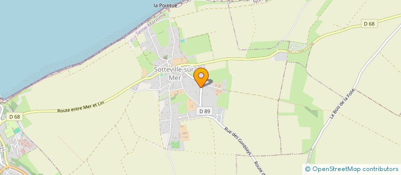 localisation de l'entreprise MADAME MARION CRESSENT  SOTTEVILLE-SUR-MER